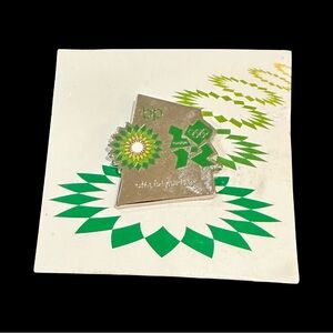 BP Green and Yellow Logo Card London Olympics 2012